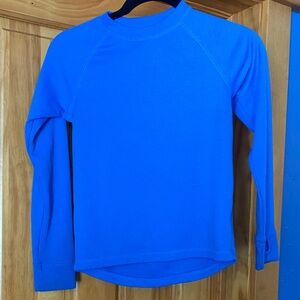 L.L. Bean Kids' Blue Wicked Warm Mid-Weight Long Underwear Top